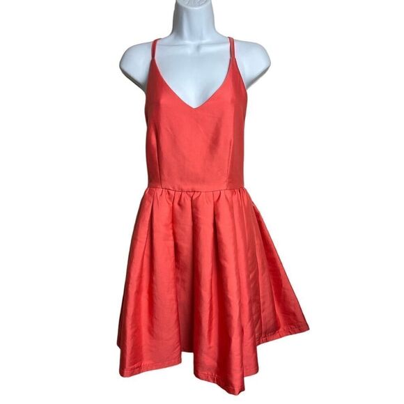 Touché Coral Mini Dress NWT Sz. 2 - Picture 1 of 6